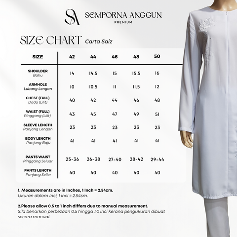 31121 - Size Chart 1