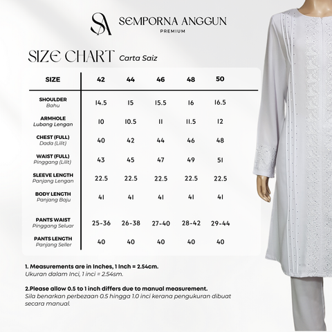 31166 - Size Chart 1