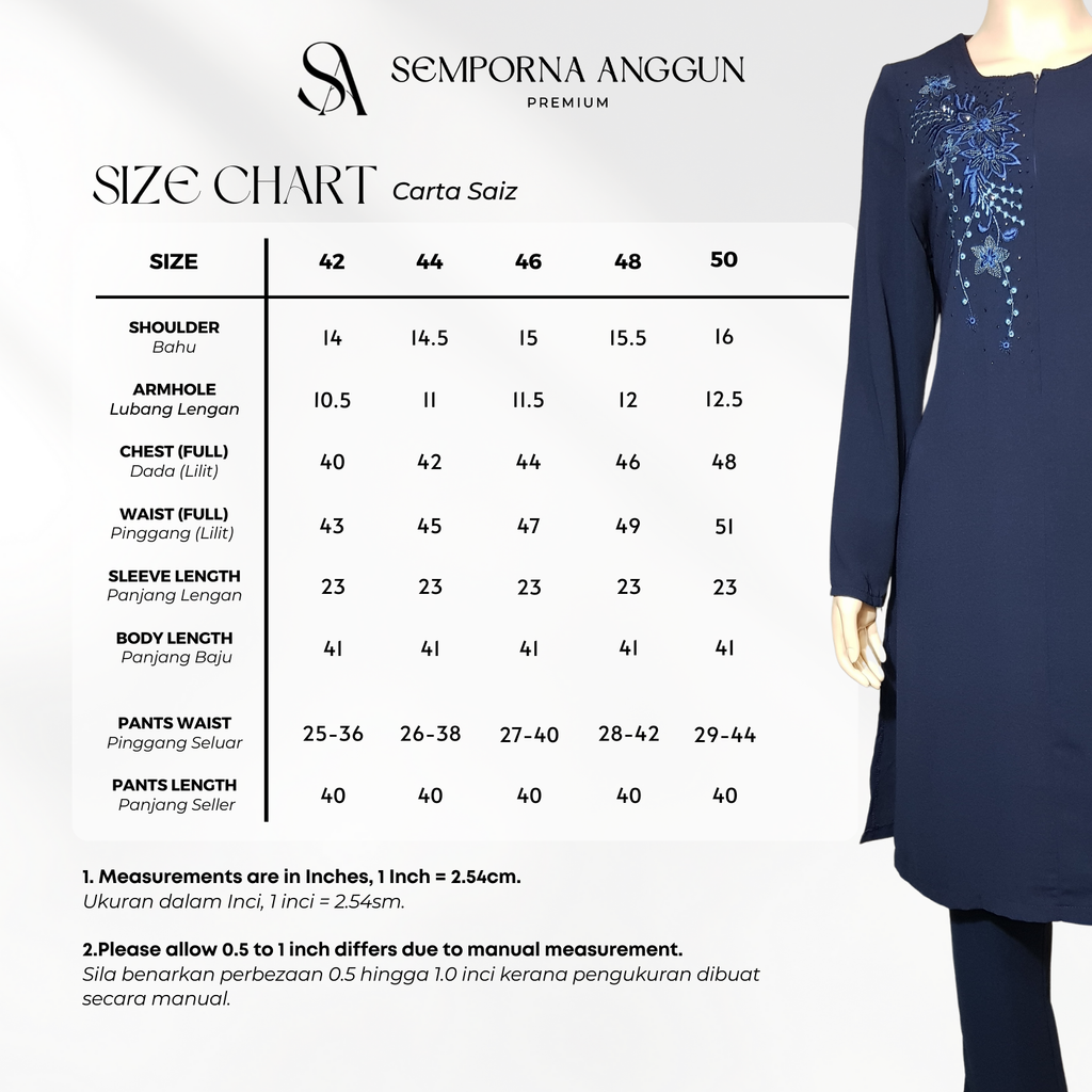 5003 - Size Chart 1
