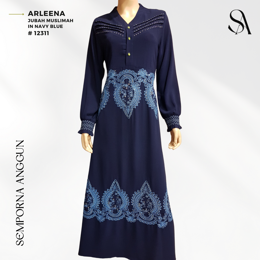 12311 - Arleena (08 Navy Blue) 1