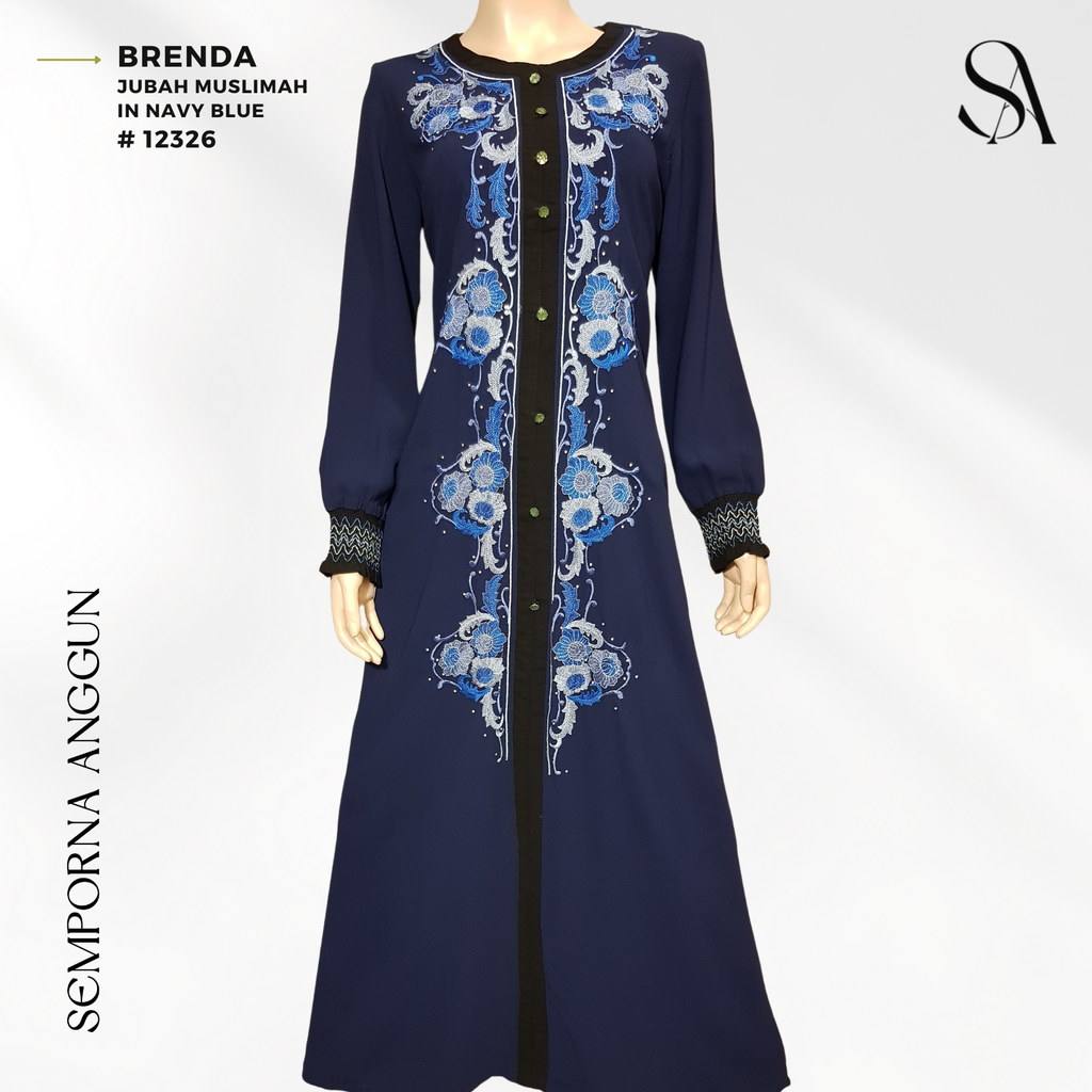12326 - Brenda (07 Navy Blue) 1