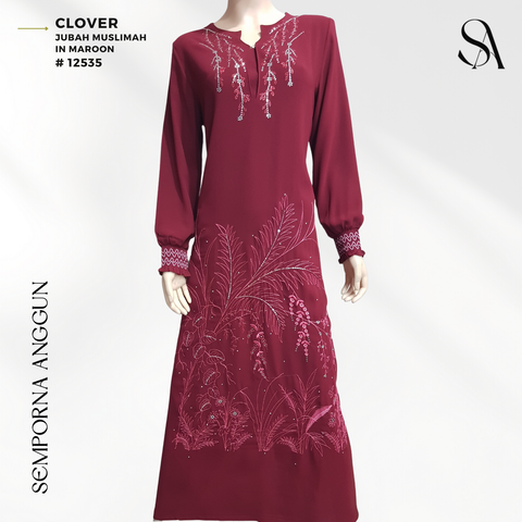 12535 - Clover (07 Maroon) 1