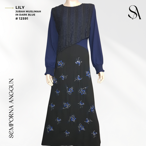 12591 - Lily (02 Dark Blue) 1