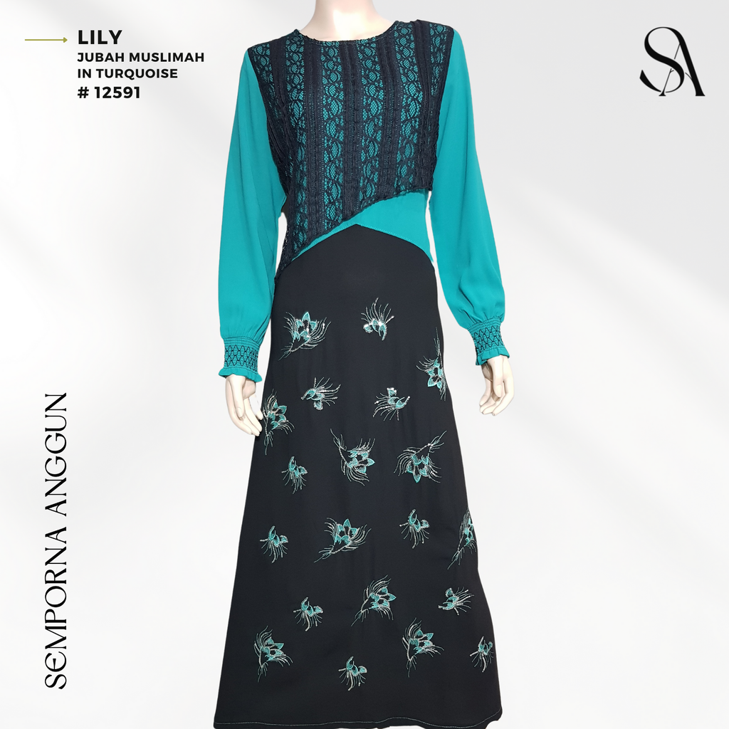 12591 - Lily (09 Turquoise) 1