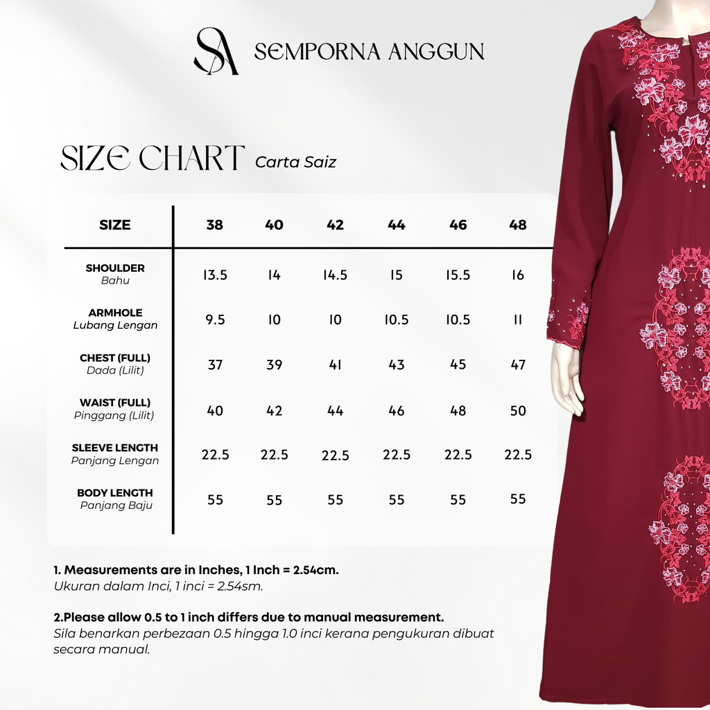12597 - Size Chart 1