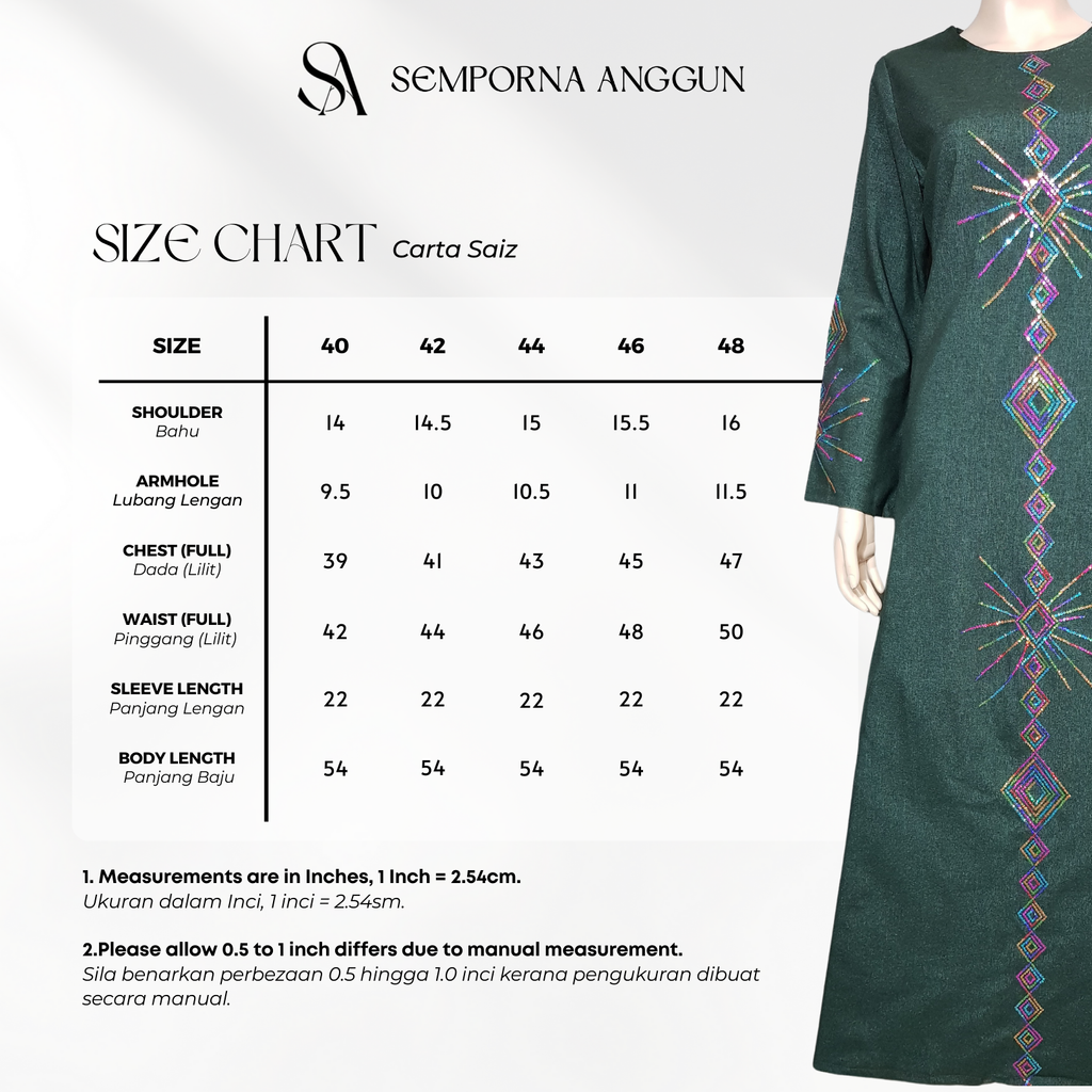 12678 - Size Chart 1