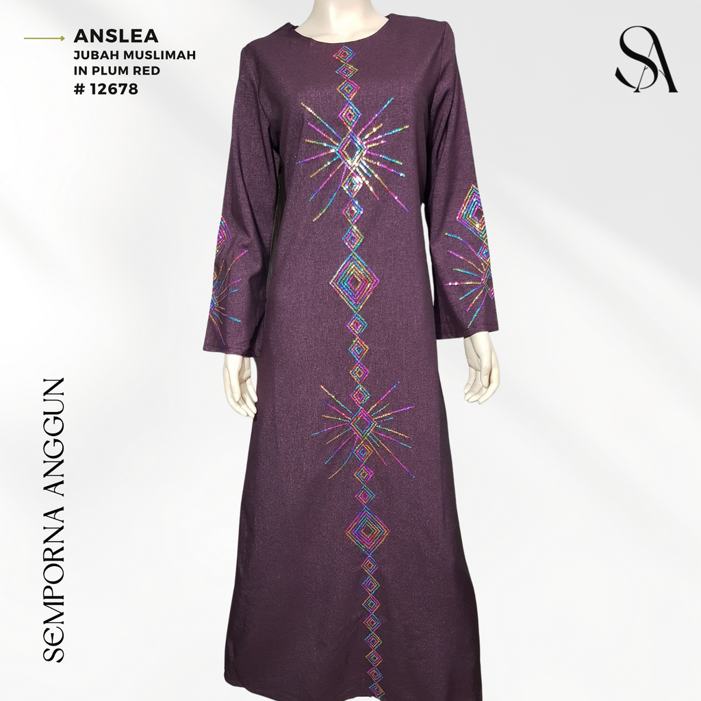 12678 - Anslea (06 Plum Red) 1