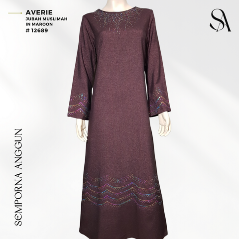 12689 - Averie (02 Maroon) 1