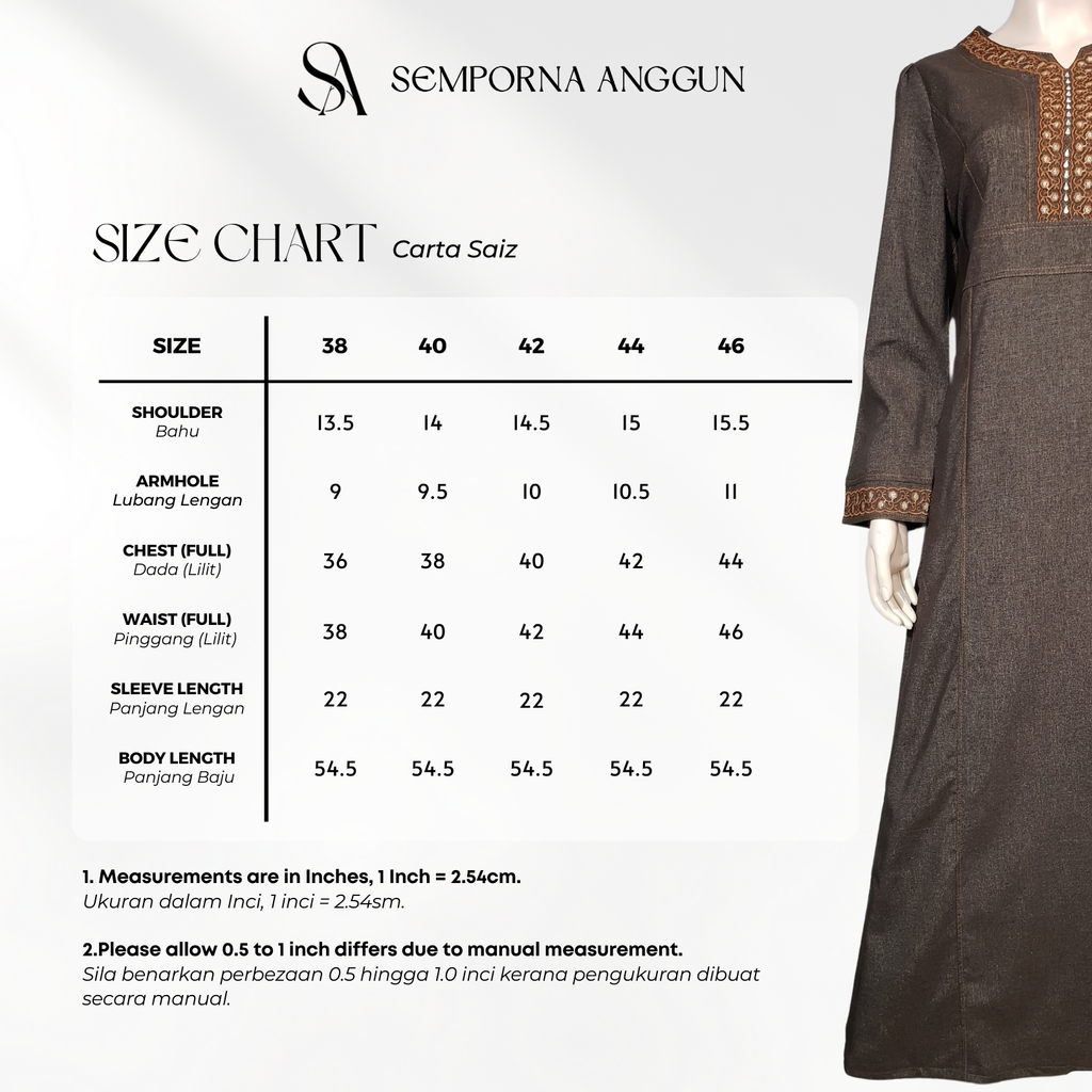 12715 - Size Chart 1