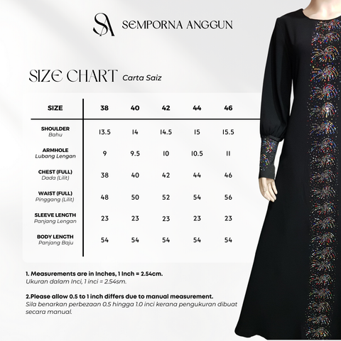 12727 - Size Chart 1