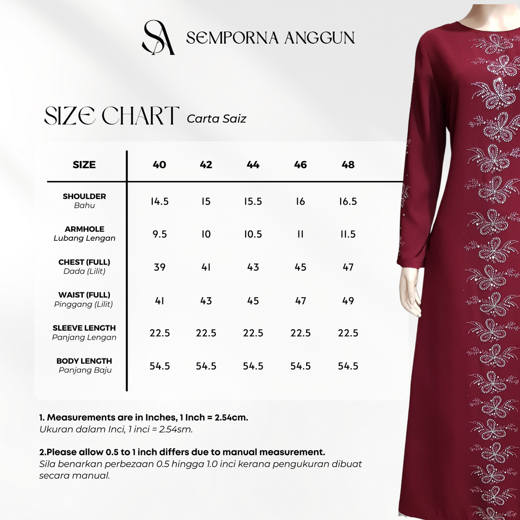 30032c - Size Chart 1