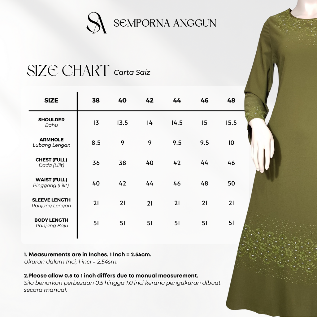 30073 - Size Chart 1