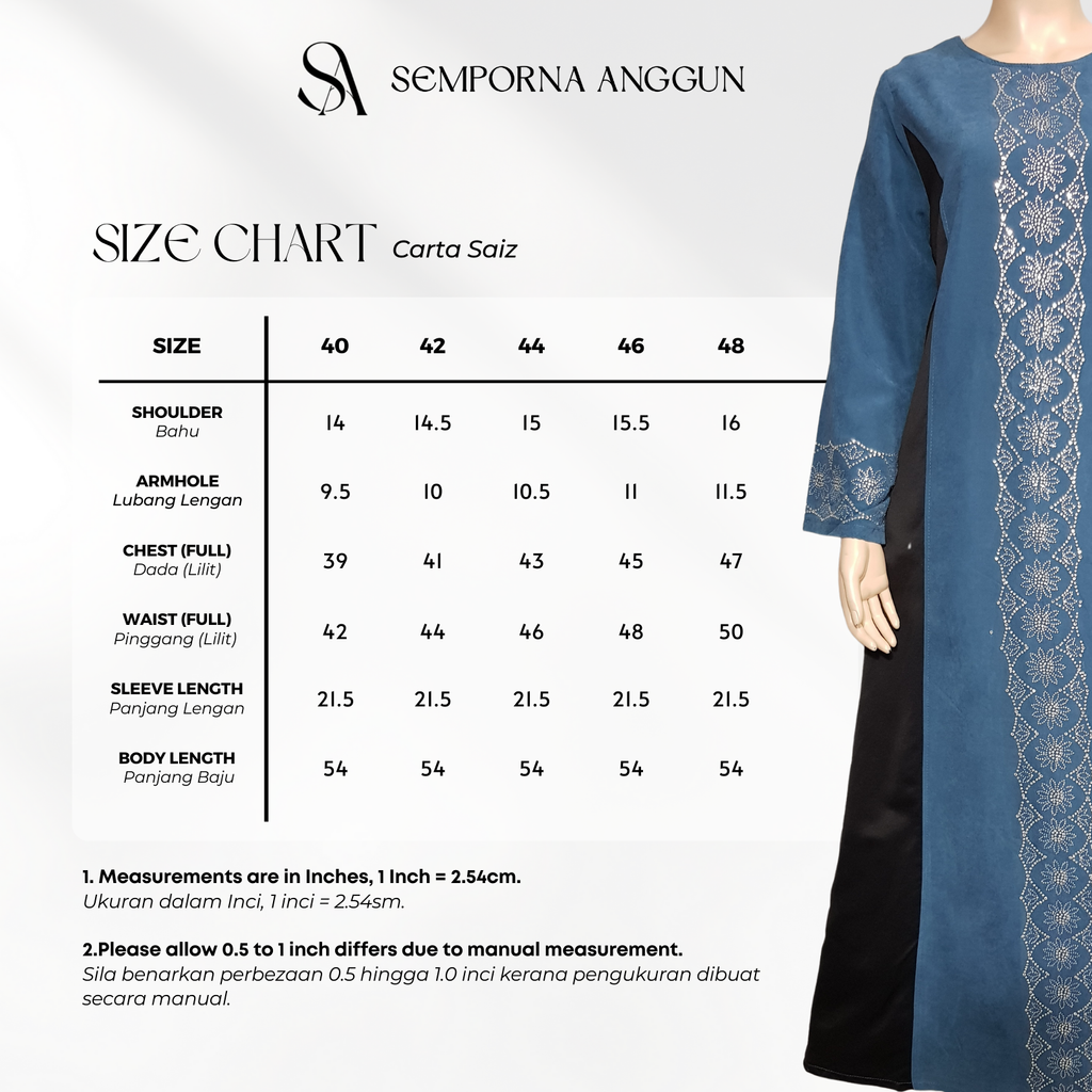30077 - Size Chart 1
