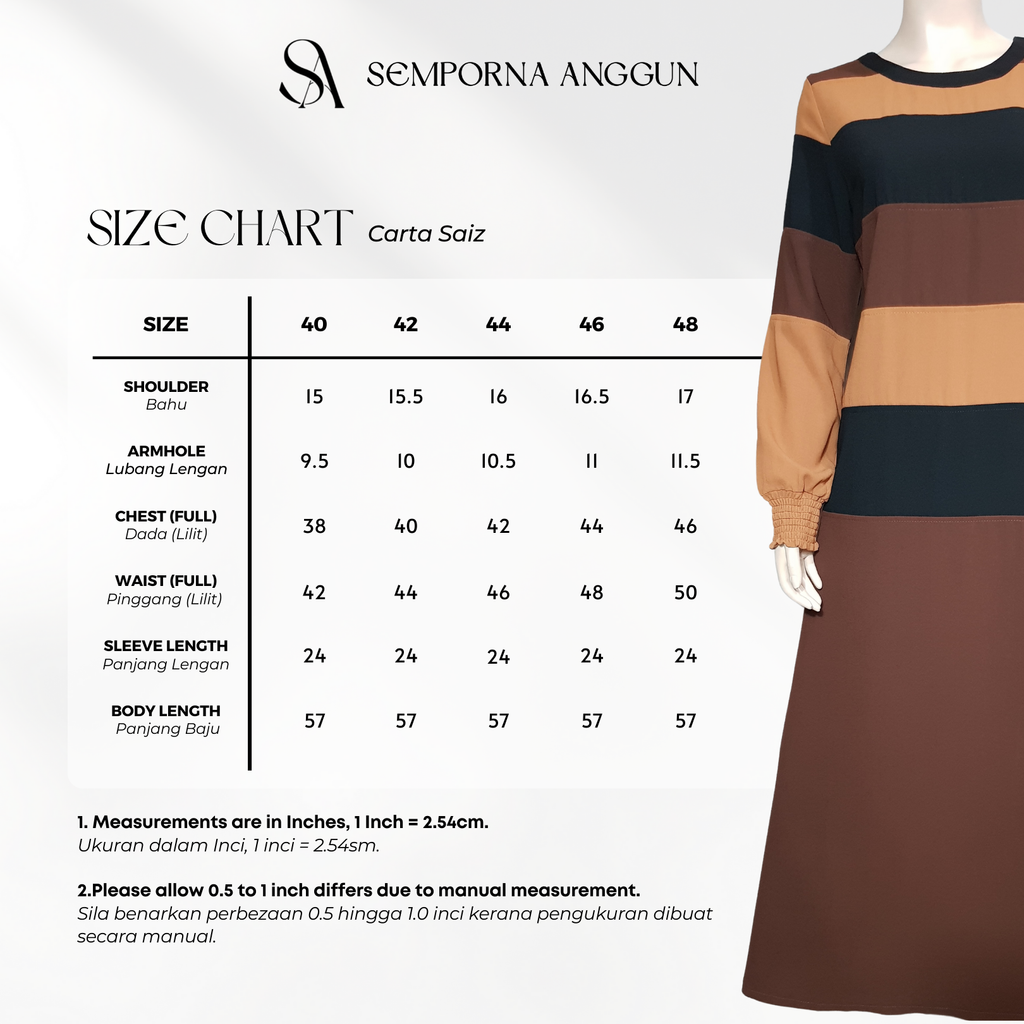 30108 - Size Chart 1