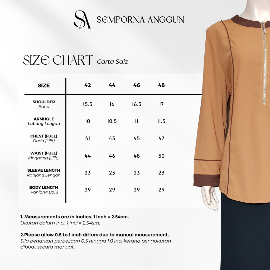 2818 - Size Chart 1
