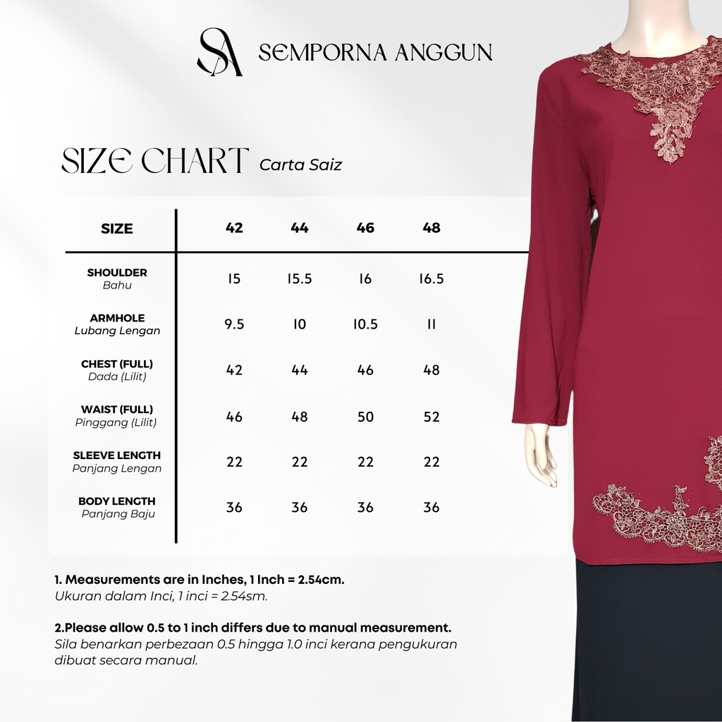 6011 - Size Chart 1