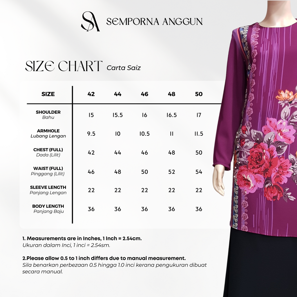 6029 - Size Chart 1