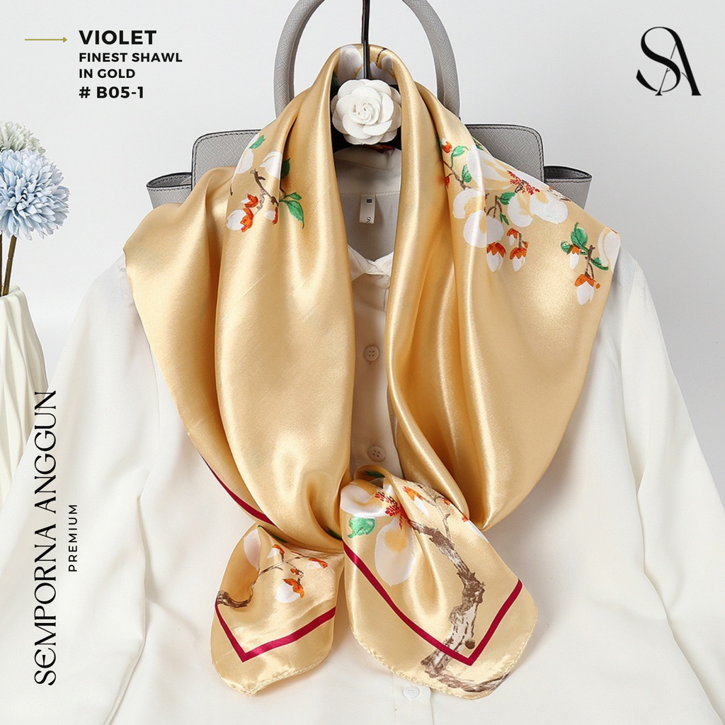 Bawal #B05 - Violet (01 Gold) 5 Sample