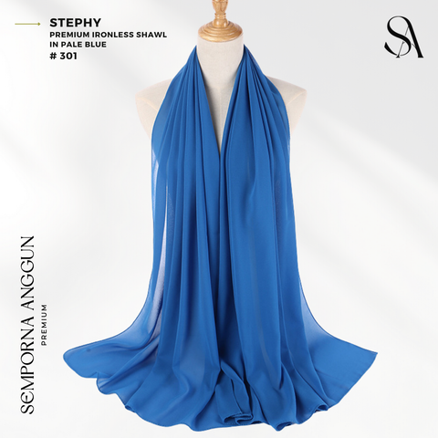 Shawl #301 - Stephy (03 Pale Blue) 1