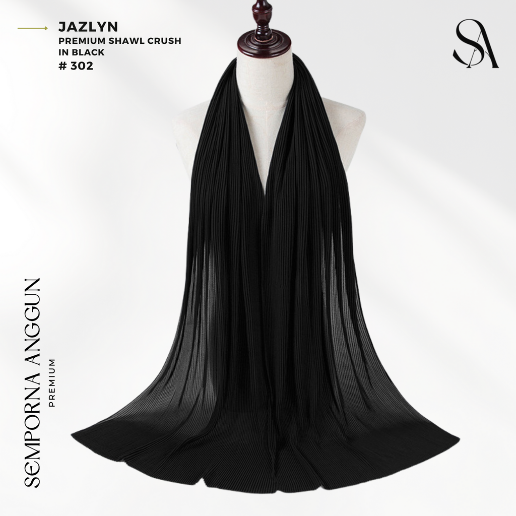 Shawl #302 - Jazlyn (13 Black) 1