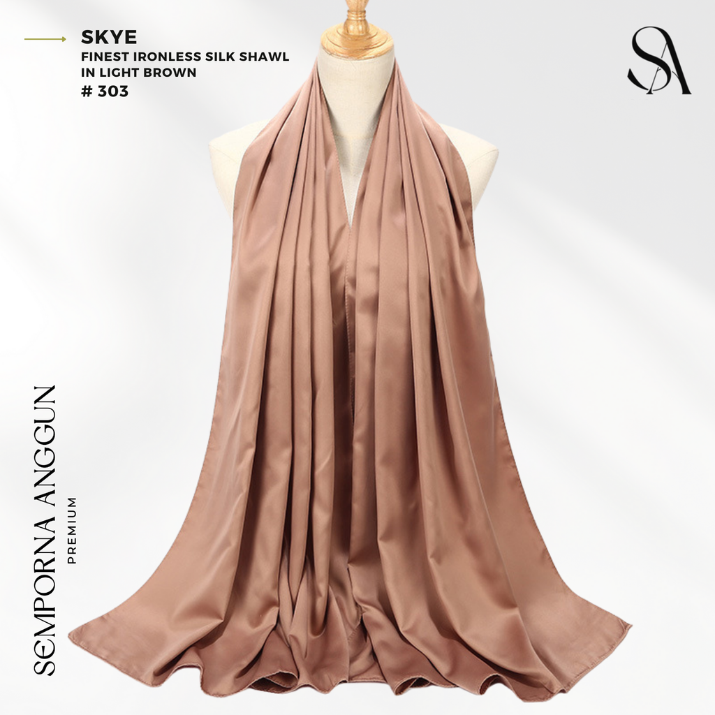 Shawl #303 - Skye (17 Light Brown) 1