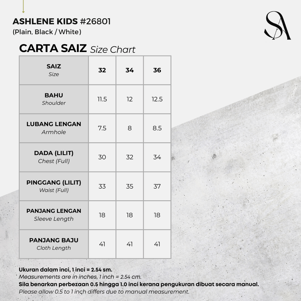 26801 - 00 All - 4 Size