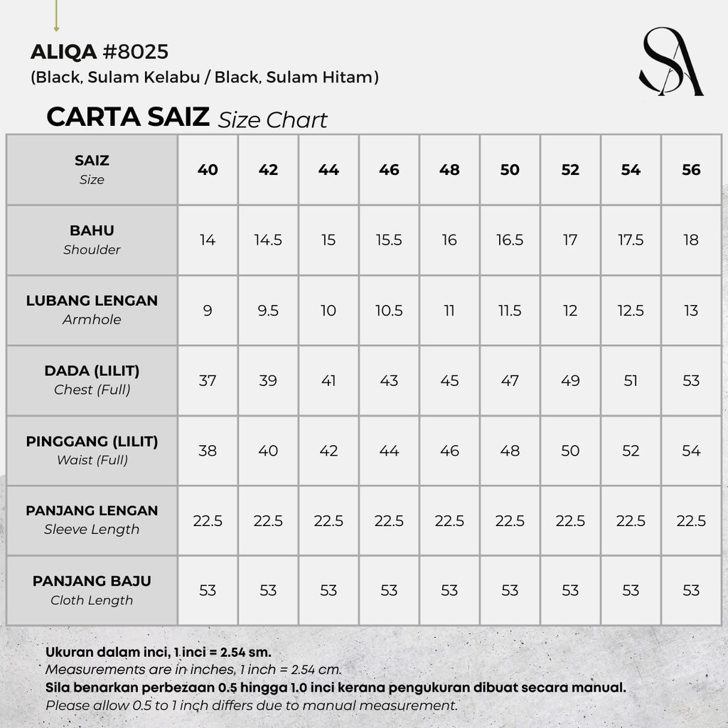 8025 - 00 All - 4 Size