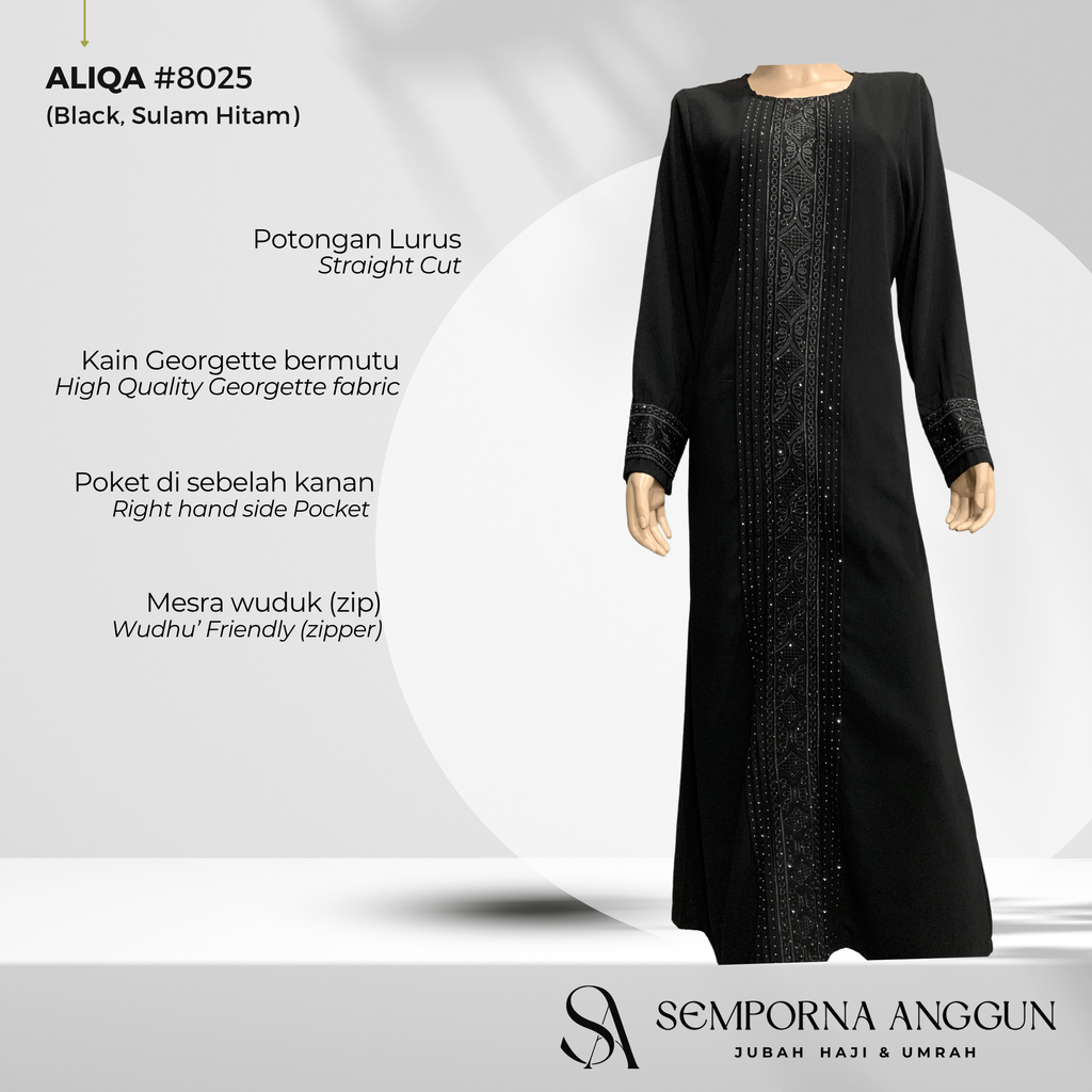 8025 - 01 Sulam Hitam - 3 Feat
