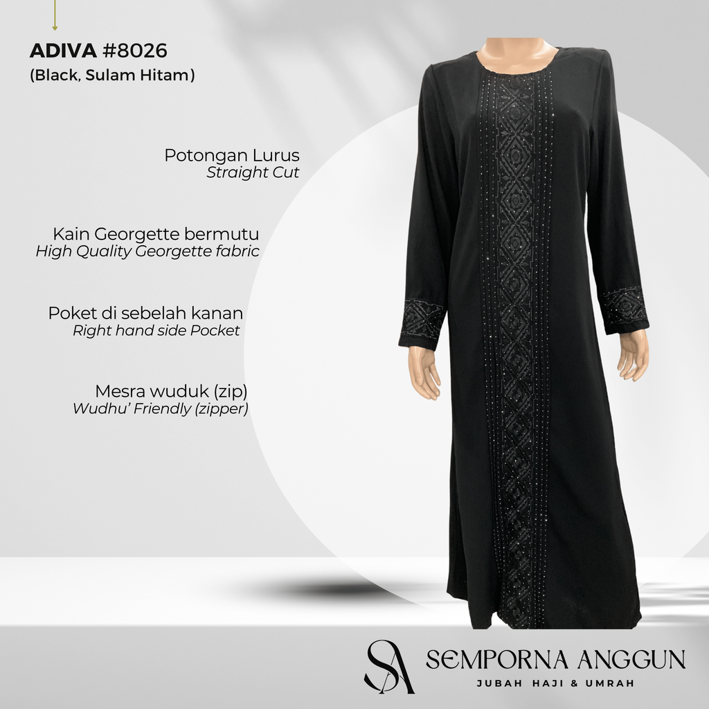 8026 - 01 Sulam Hitam - 3 Feat
