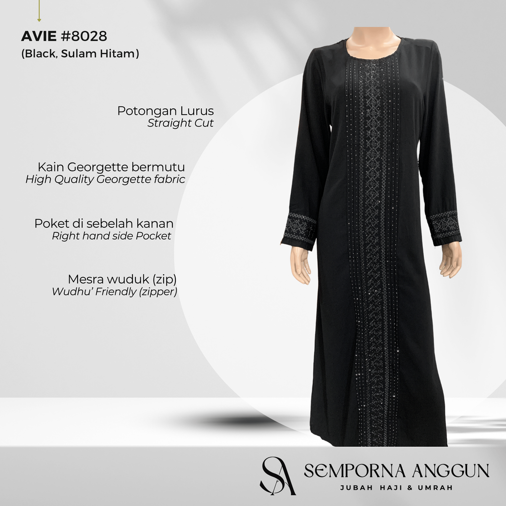 8028 - 01 Sulam Hitam - 3 Feat