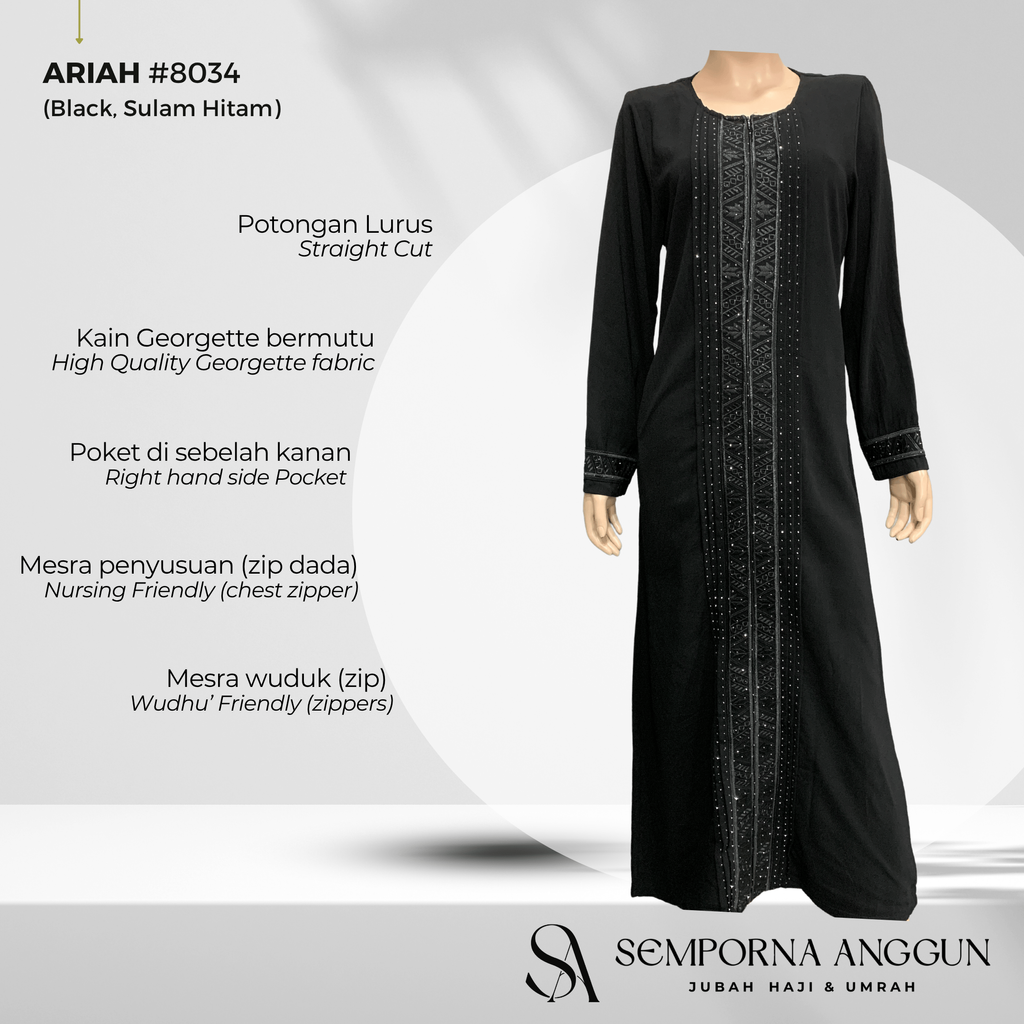 8034 - 01 Sulam Hitam - 3 Feat