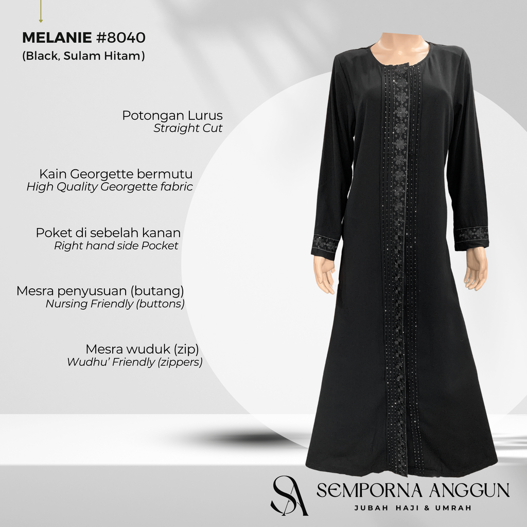 8040 - 01 Sulam Hitam - 3 Feat
