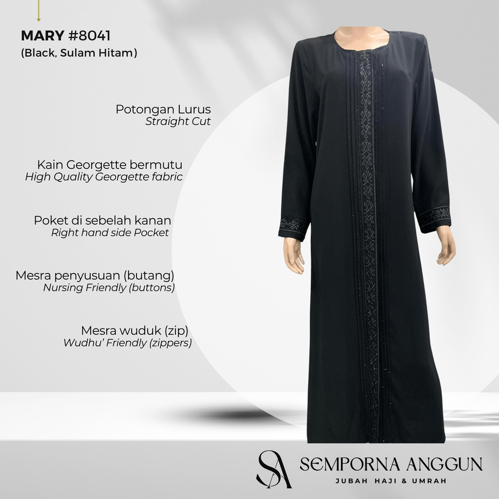 8041 - 01 Sulam Hitam - 3 Feat