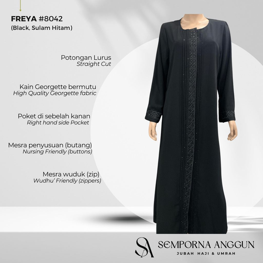 8042 - 01 Sulam Hitam - 3 Feat