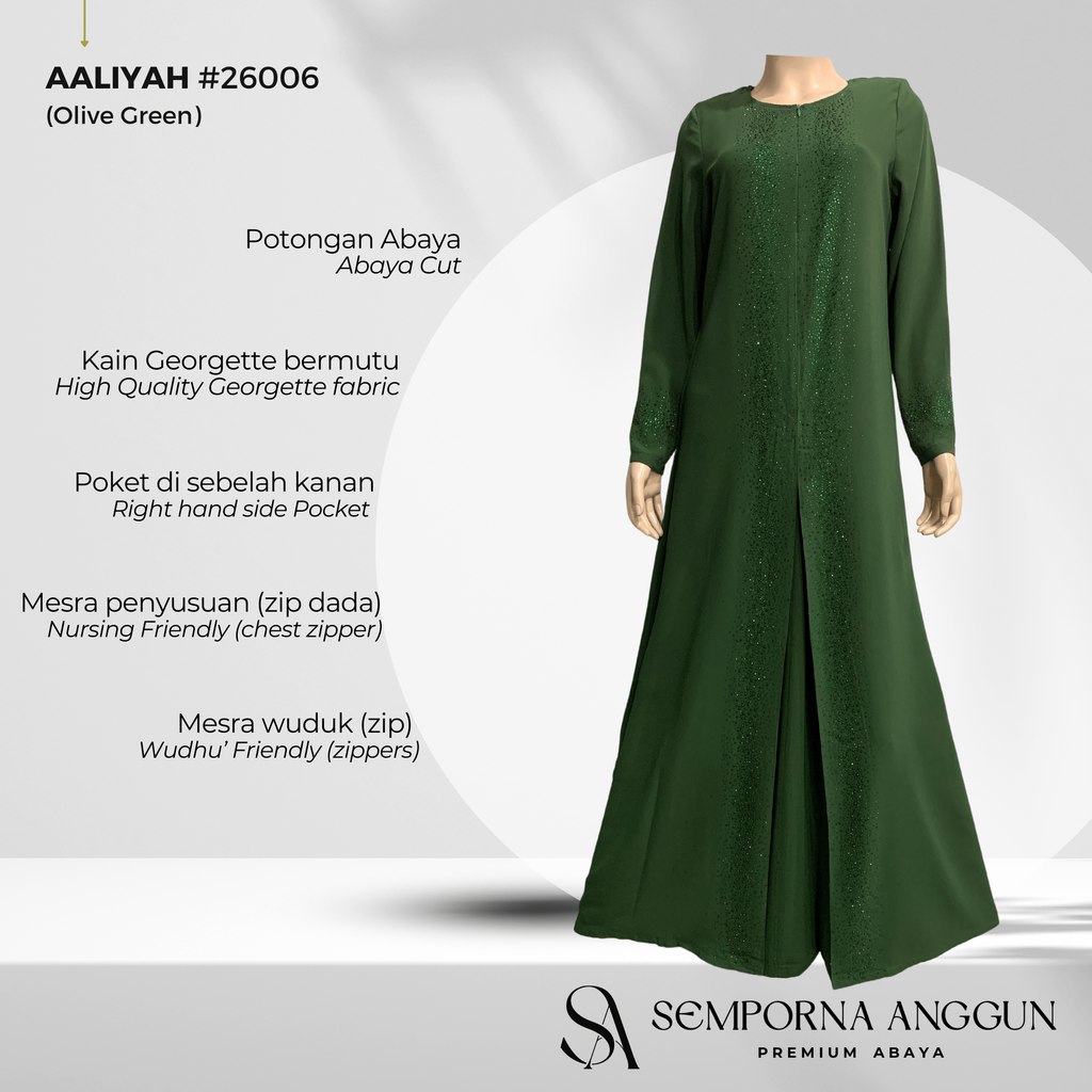 26006 - 05 Olive Green - 3 Feat