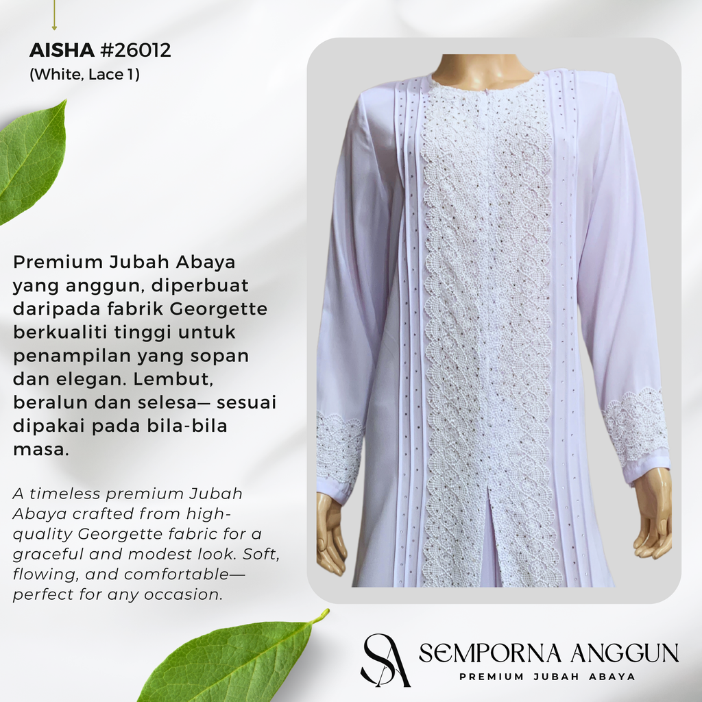 26012 - 01 White, Lace 1 - 2 Desc
