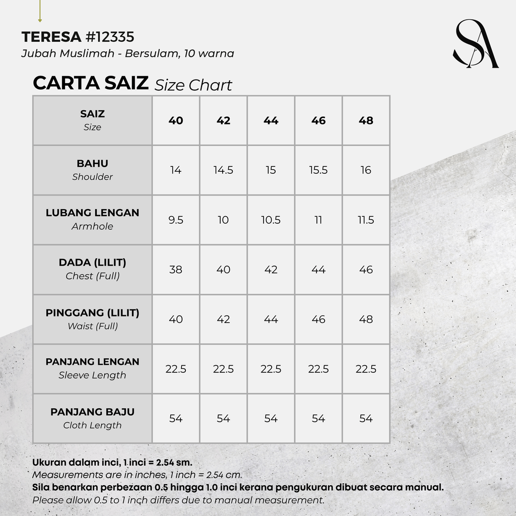 12335 - 00 All - 4 Size