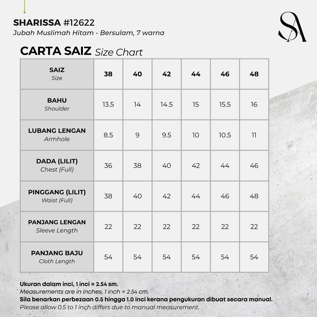 12622 - 00 All - 4 Size