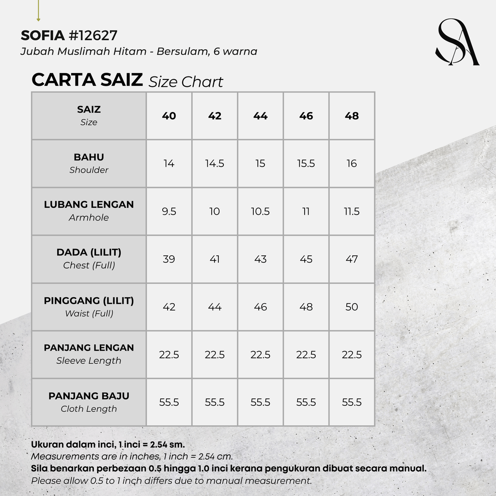 12627 - 00 All - 4 Size