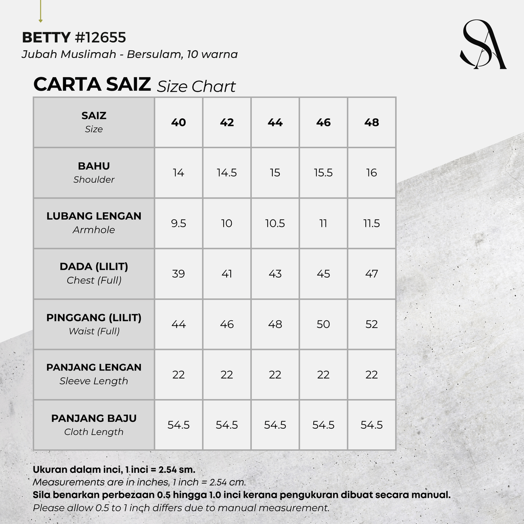 12655 - 00 All - 4 Size