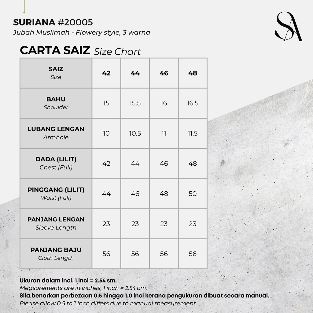 20005 - 00 All - 4 Size