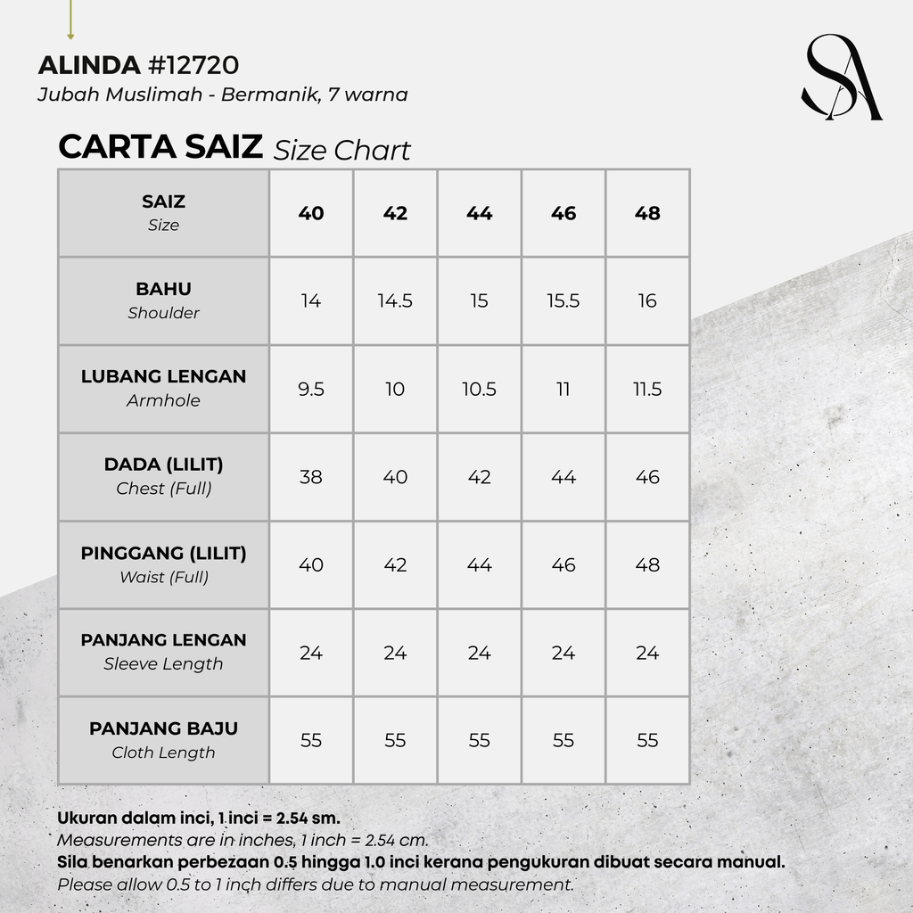 12720 - 00 All - 4 Size