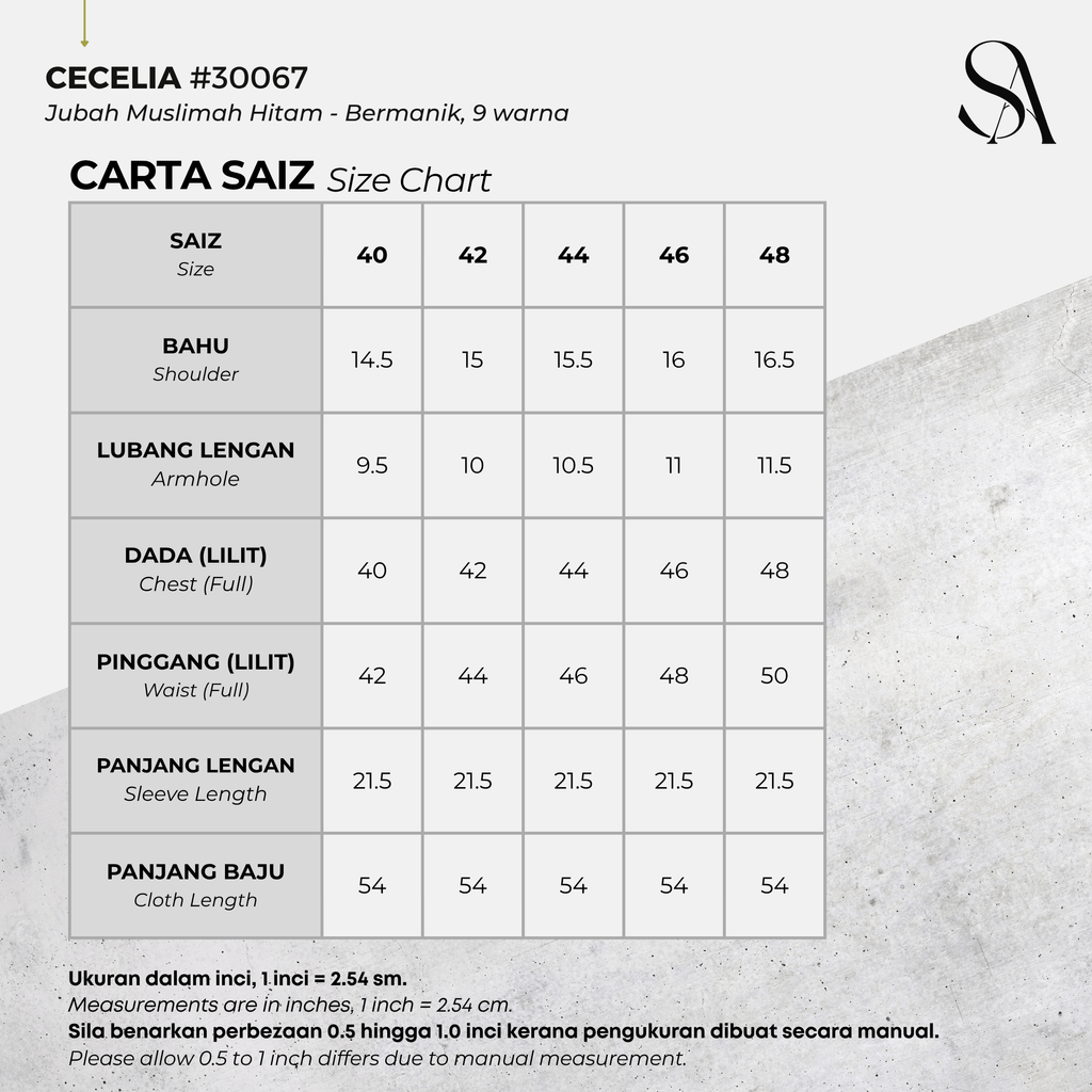 30067 - 00 All - 4 Size