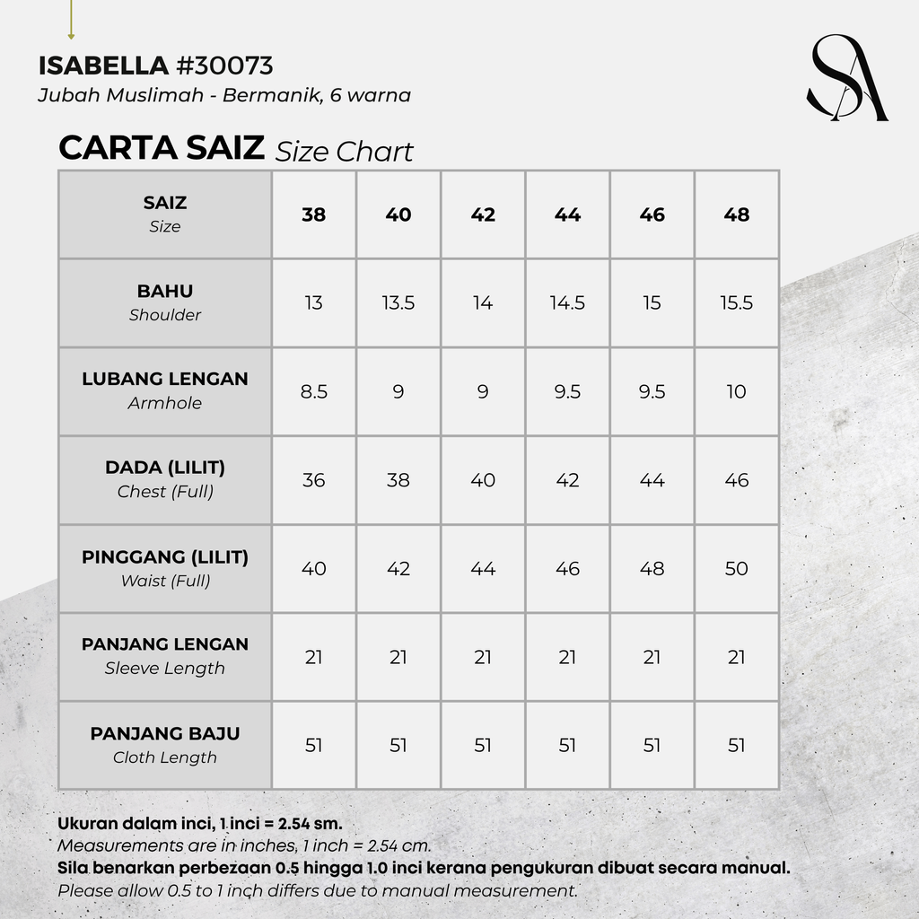 30073 - 00 All - 4 Size