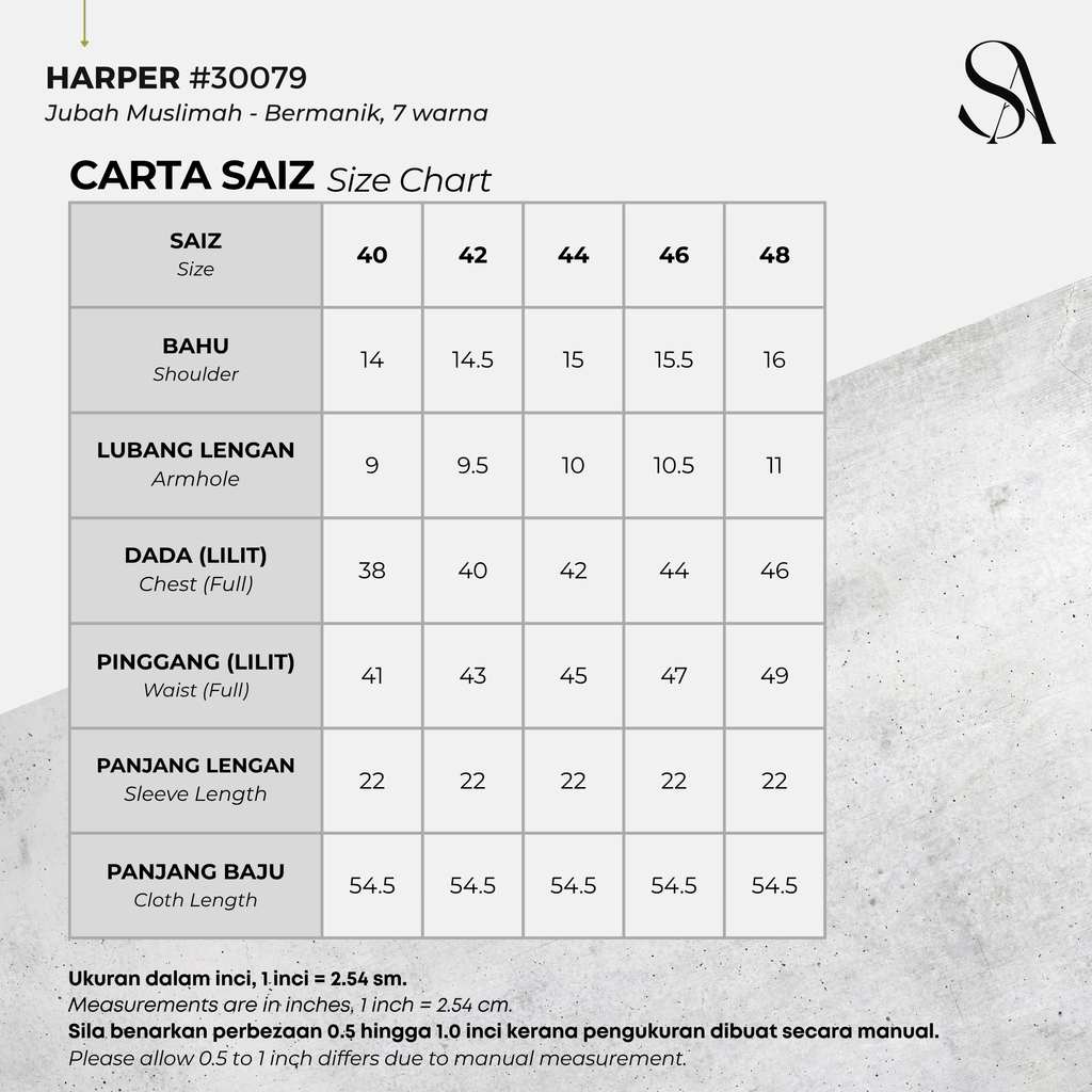 30079 - 00 All - 4 Size