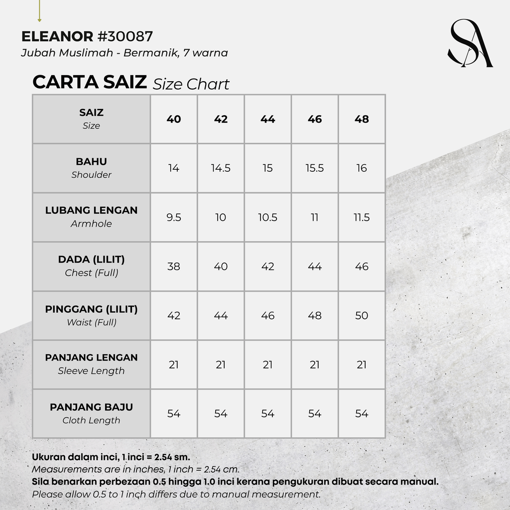 30087 - 00 All - 4 Size