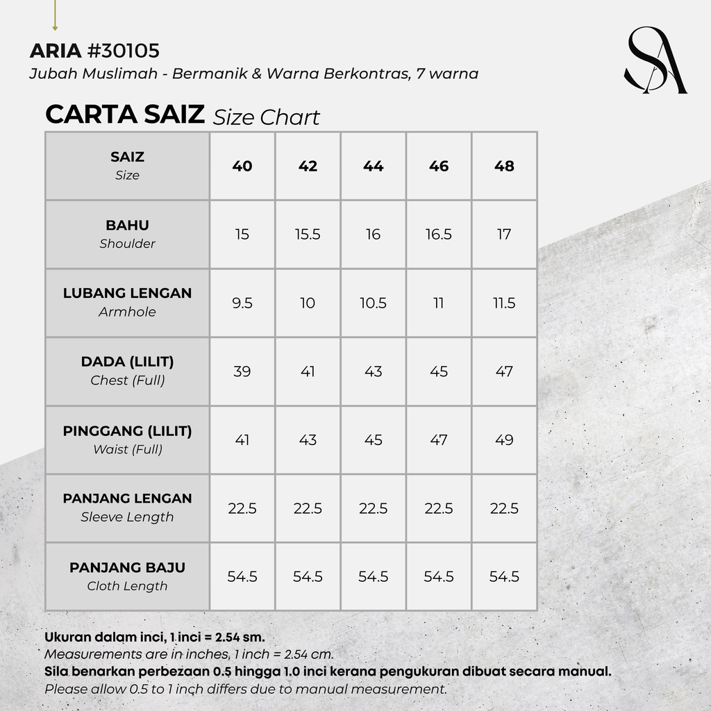 30105 - 00 All - 4 Size