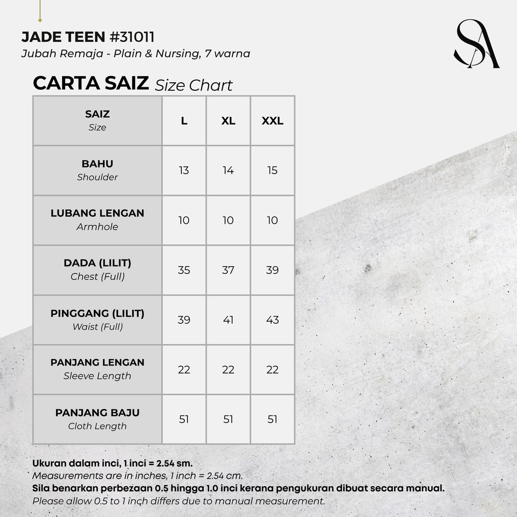 31011 - 00 All - 4 Size