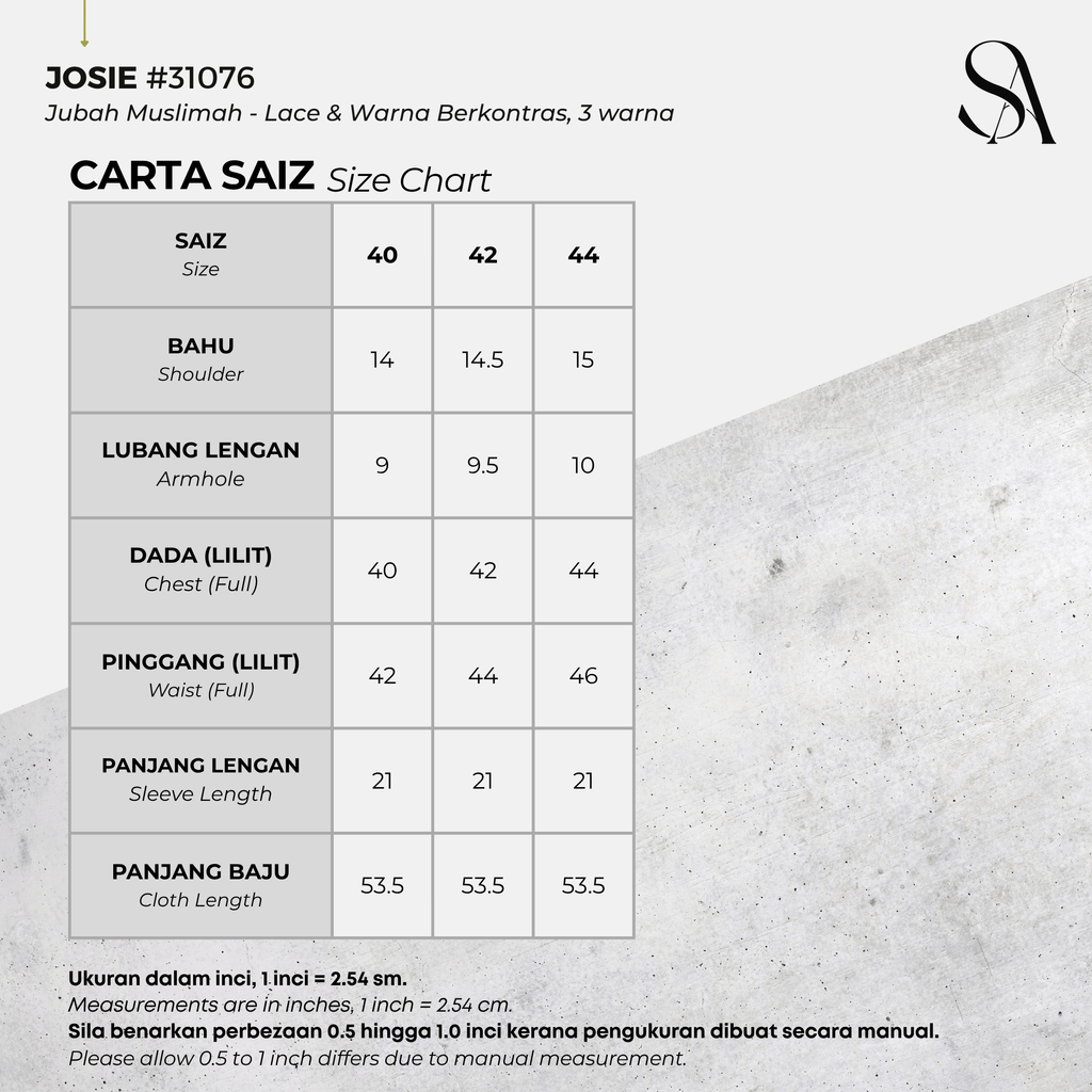 31076 - 00 All - 4 Size