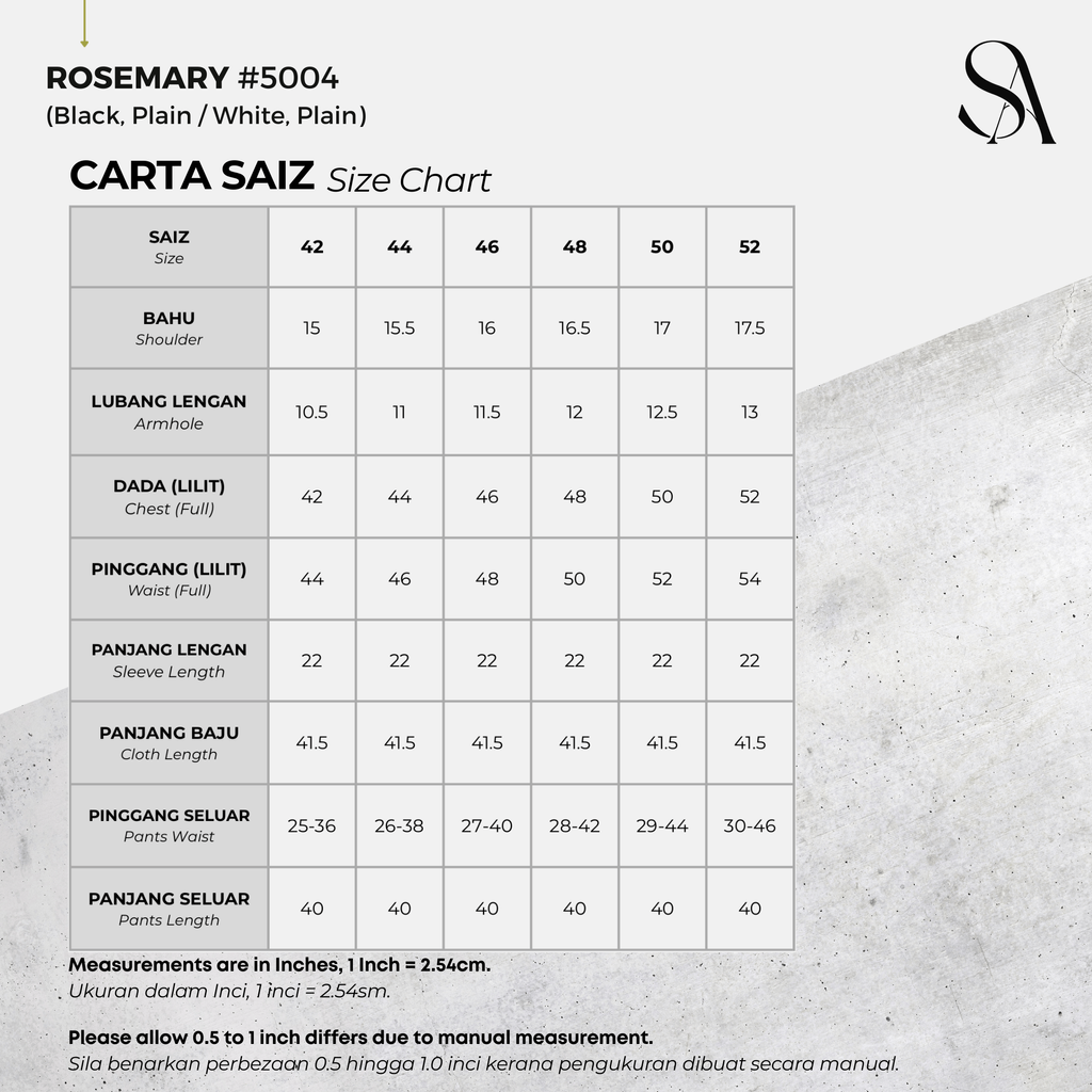 5004 - 00 All - 4 Size